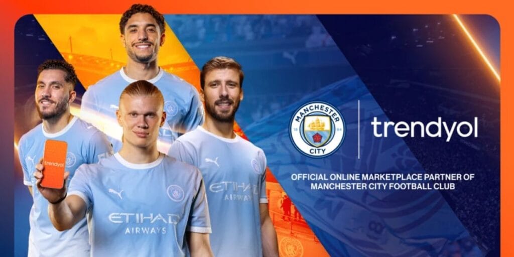Manchester City fecha com a plataforma de e-commerce Trendyol