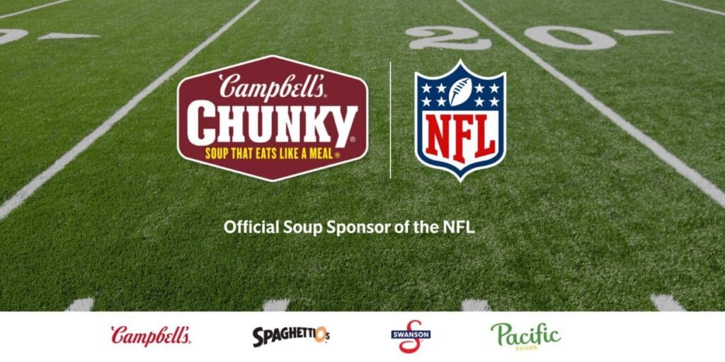 Campbell’s renova com NFL e expande acordo para setor de alimentos congelados