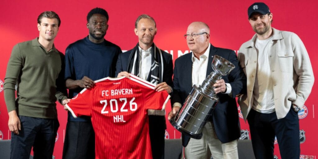 NHL fecha com Bayern de Munique em movimento de promoção internacional cruzada