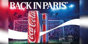 PSG renovou contrato com Coca-Cola - Divulgação