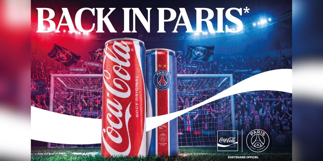 PSG renovou contrato com Coca-Cola - Divulgação