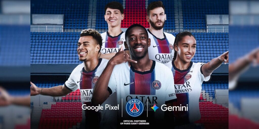Paris Saint-Germain assina com Google para exploração de Inteligência Artificial até 2029