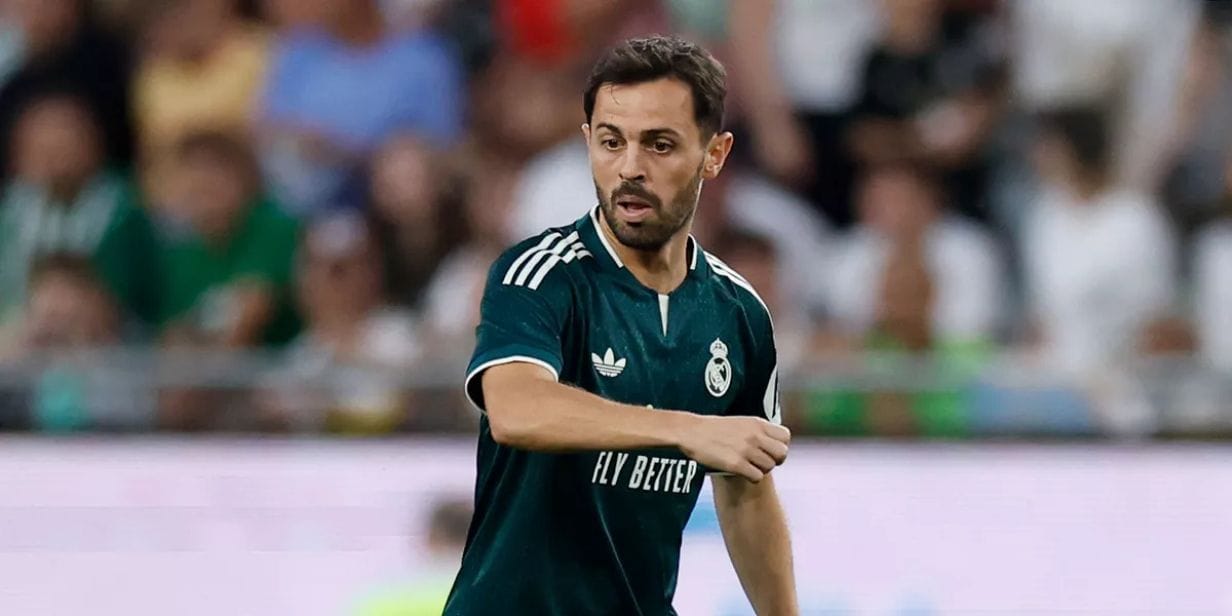 Bernardo Silva, em estreia pelo Real Madrid contra o Ferencvaros, em jogo de pré-temporada - Divulgação