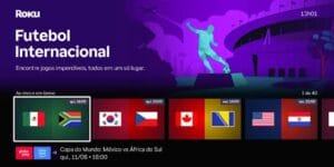 Área de Esportes da Roku TV - Divulgação