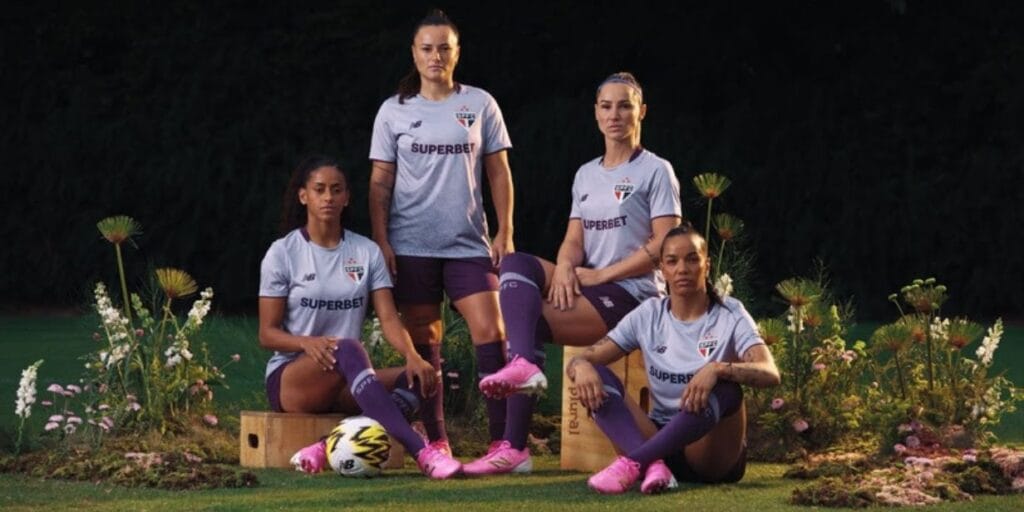 São Paulo e New Balance lançam camisa exclusiva para o futebol feminino pela primeira vez