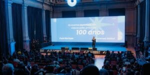 Palestra durante o TS Summit de 2025 - Divulgação