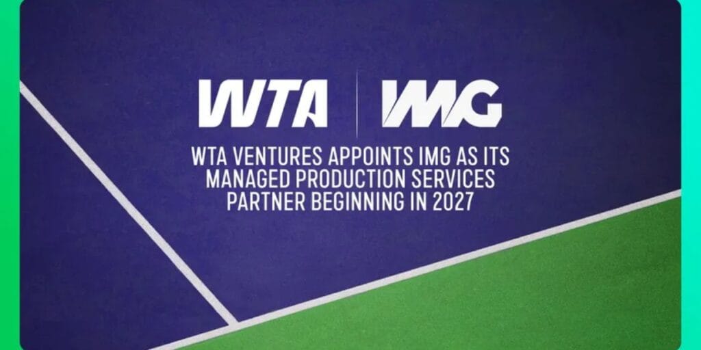 WTA Ventures fecha com IMG para produção global de transmissões a partir de 2027