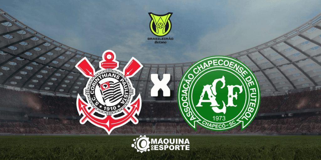 Corinthians x Chapecoense: Onde assistir ao jogo da 26ª rodada do Brasileirão