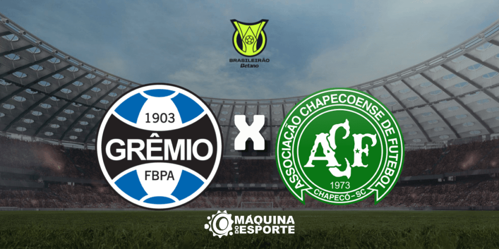 Grêmio x Chapecoense: Onde assistir ao jogo da 25ª rodada do Brasileirão