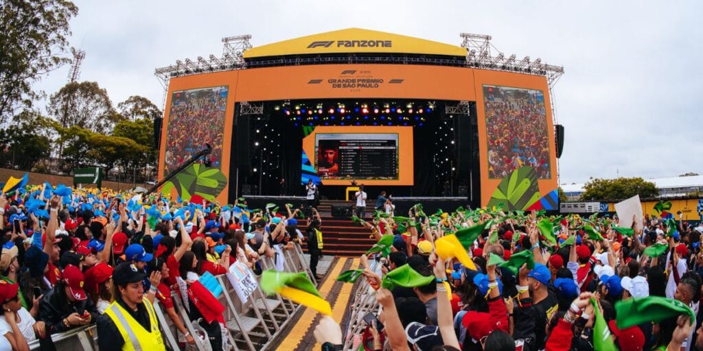 F1 Fanzone terá interação com pilotos, simuladores e shows durante GP de São Paulo 2026