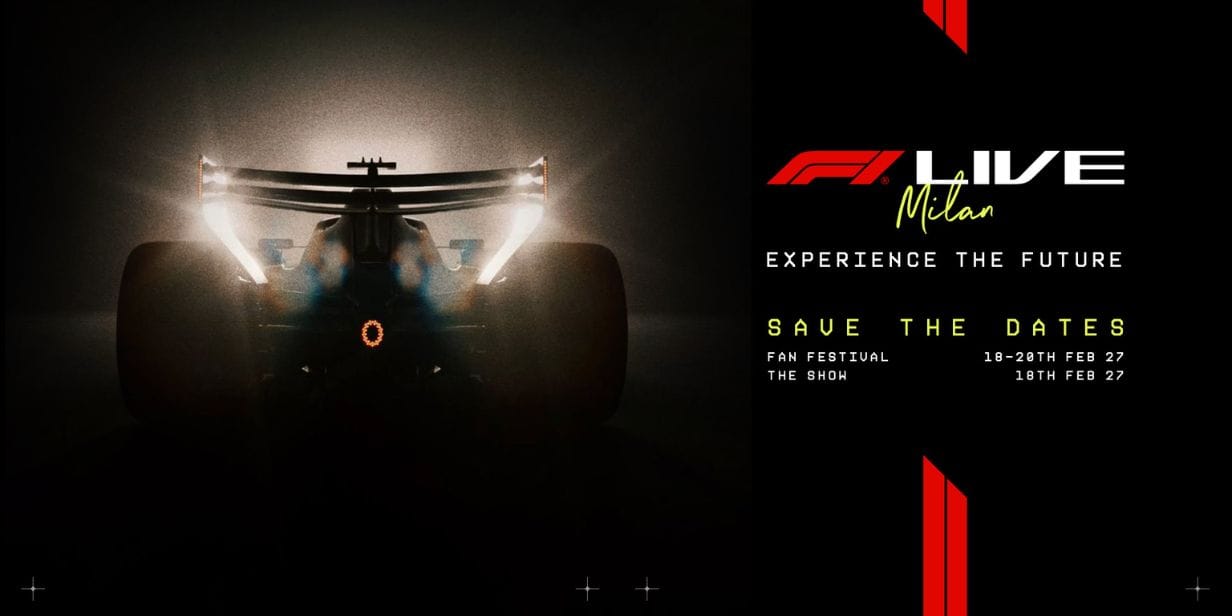 F1 Live Milan acontecerá entre os dias 18 e 20 de fevereiro de 2027 - Divulgação