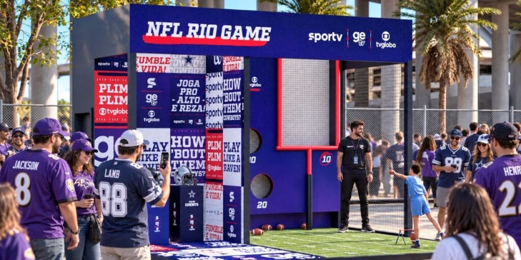 Globo terá ativação com experiência no Maracanã durante NFL Rio Game