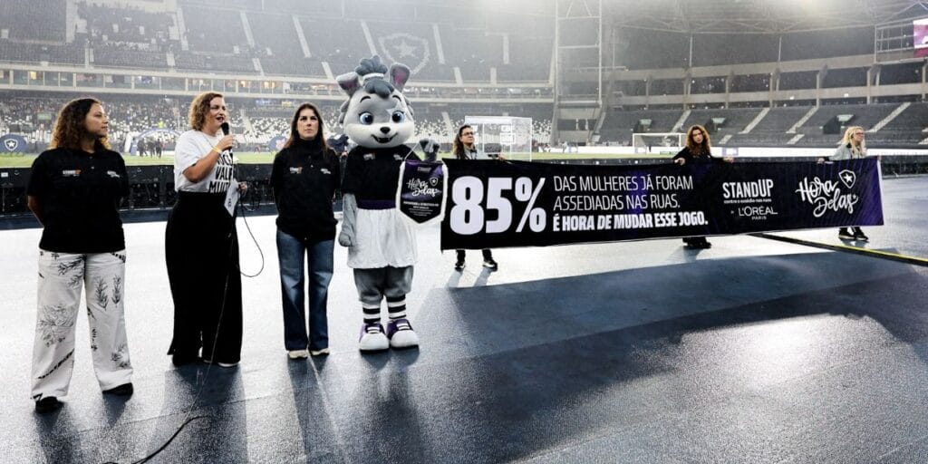 L’Oréal Paris transforma estádios em plataforma de combate ao assédio contra mulheres