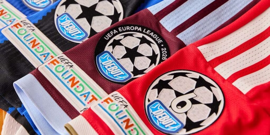 Uefa renova com Fanatics até 2033 e entra nos “patches de estreia” para Champions League