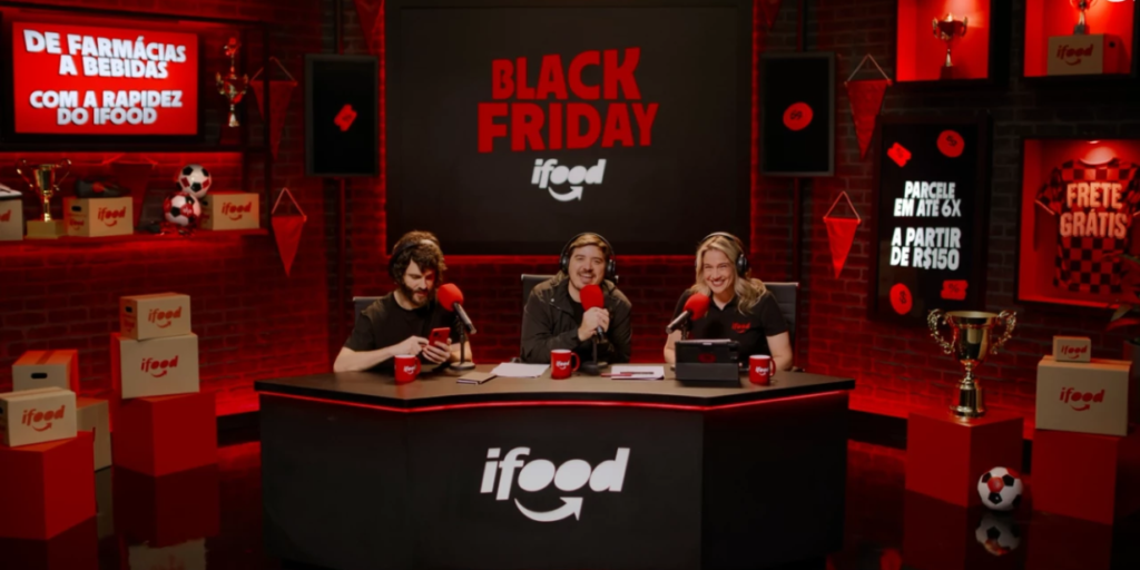 iFood leva parceria com a CazéTV à TV aberta e amplia estratégia para a Black Friday
