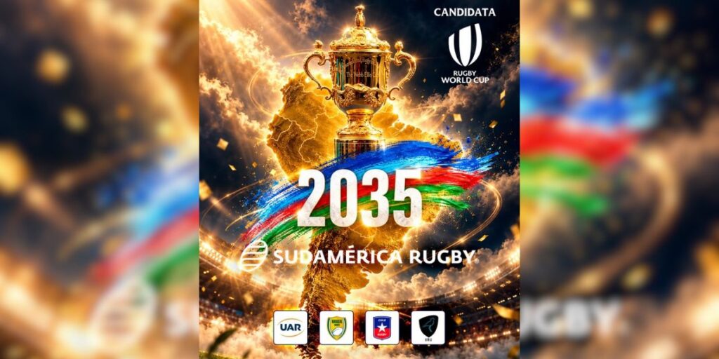 Argentina formaliza candidatura para sediar Copa do Mundo de Rugby 2035 com jogos no Brasil