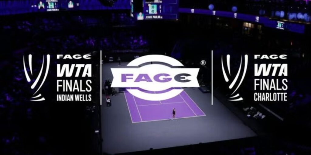WTA Finals fecha com Fage como nova patrocinadora principal