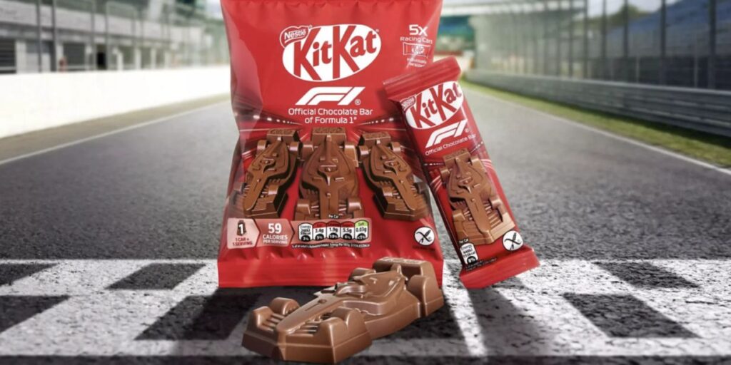 KitKat ativará Fórmula 1 com distribuição de campanha para carrinhos de chocolate no GP São Paulo