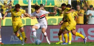 Em Mirassol, o time da casa ficou no empate em 1 a 1 com o São Paulo - Rubens Chiri / São Paulo