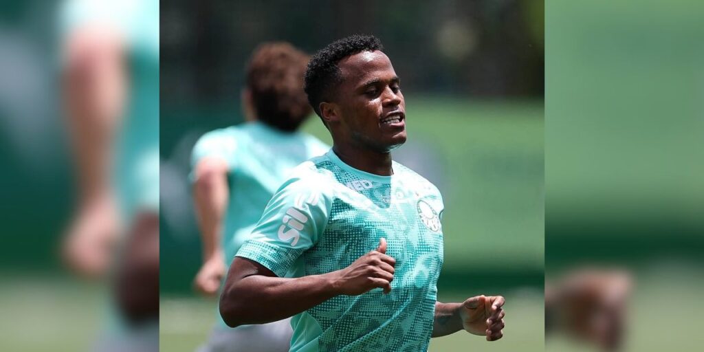Jhon Arias, principal contratação da temporada, custou mais de R$ 150 milhões ao Palmeiras - Cesar Greco/Palmeiras