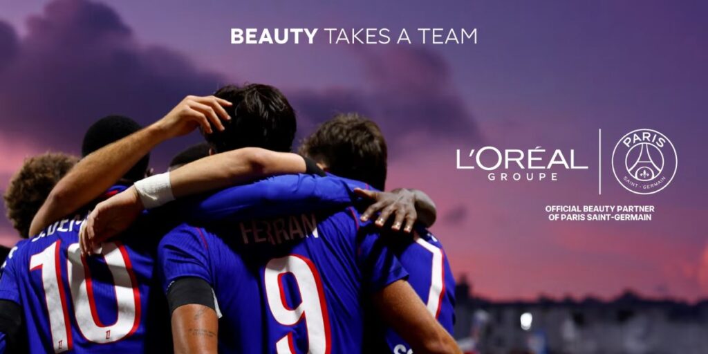 Paris Saint-Germain e Grupo L’Oréal anunciam acordo voltado para beleza e dermocosméticos