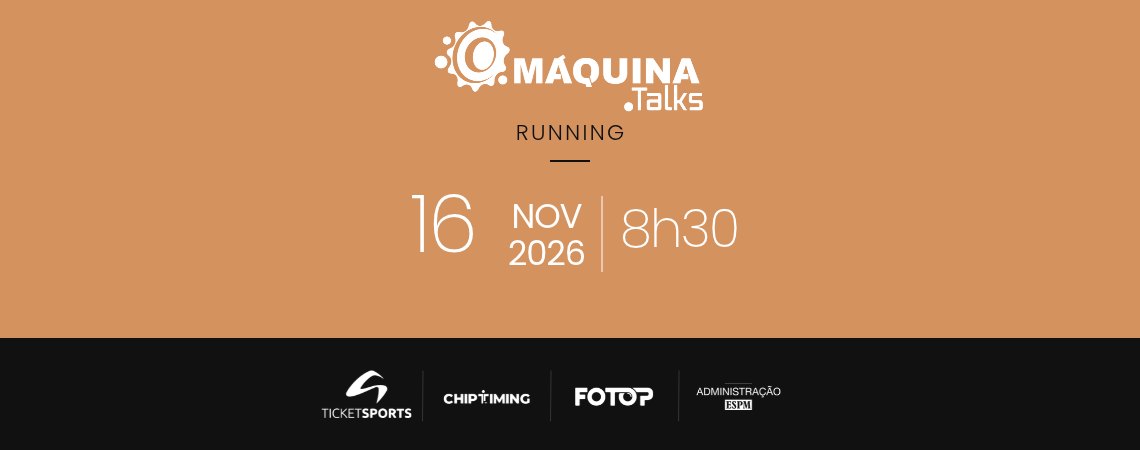 Máquina Talks Running acontecerá no dia 16 de novembro - Divulgação / Máquina do Esporte