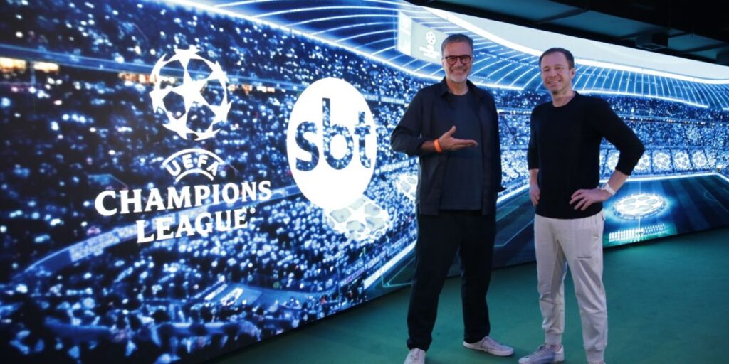 SBT anuncia patrocínios para transmissões da Champions League 2026/2027