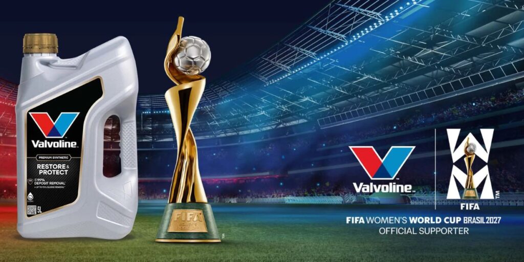 Valvoline é anunciada como patrocinadora da Copa do Mundo Feminina 2027