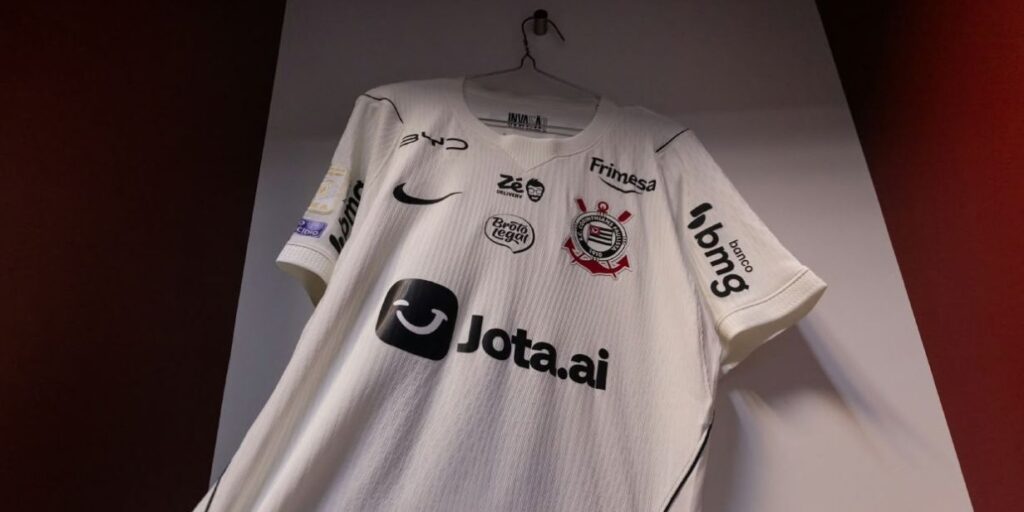 Corinthians fecha acordo pontual com Jota.ai para o lugar do patrocinador máster Esportes da Sorte