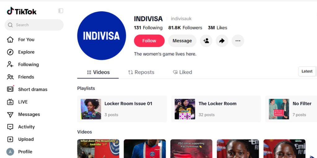 Footballco lança no Brasil a Indivisa, marca de mídia voltada à cultura do futebol feminino